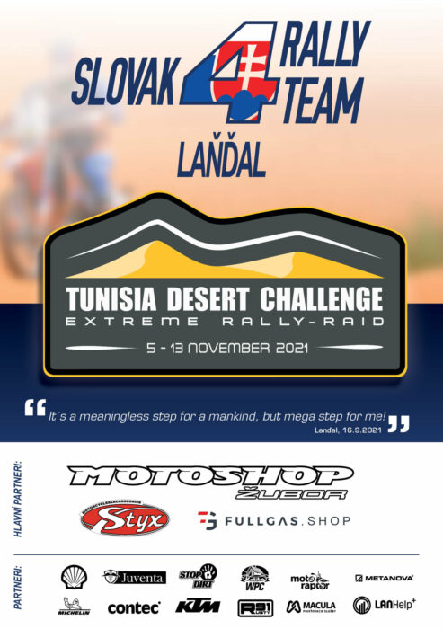 Lanďal na Tunisia Desert Challenge 2021 II.